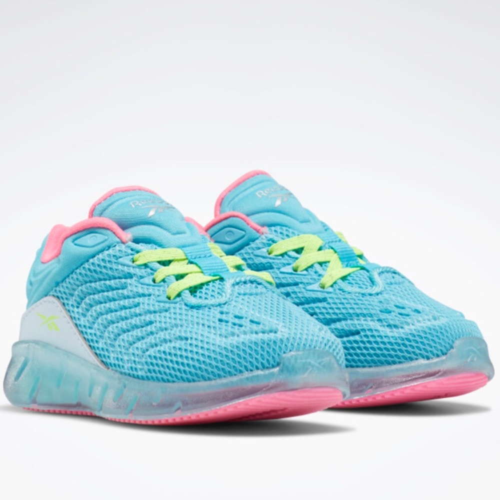 Kids Kinetica Blue and Pink Sneaker Shoes Kids Size 7